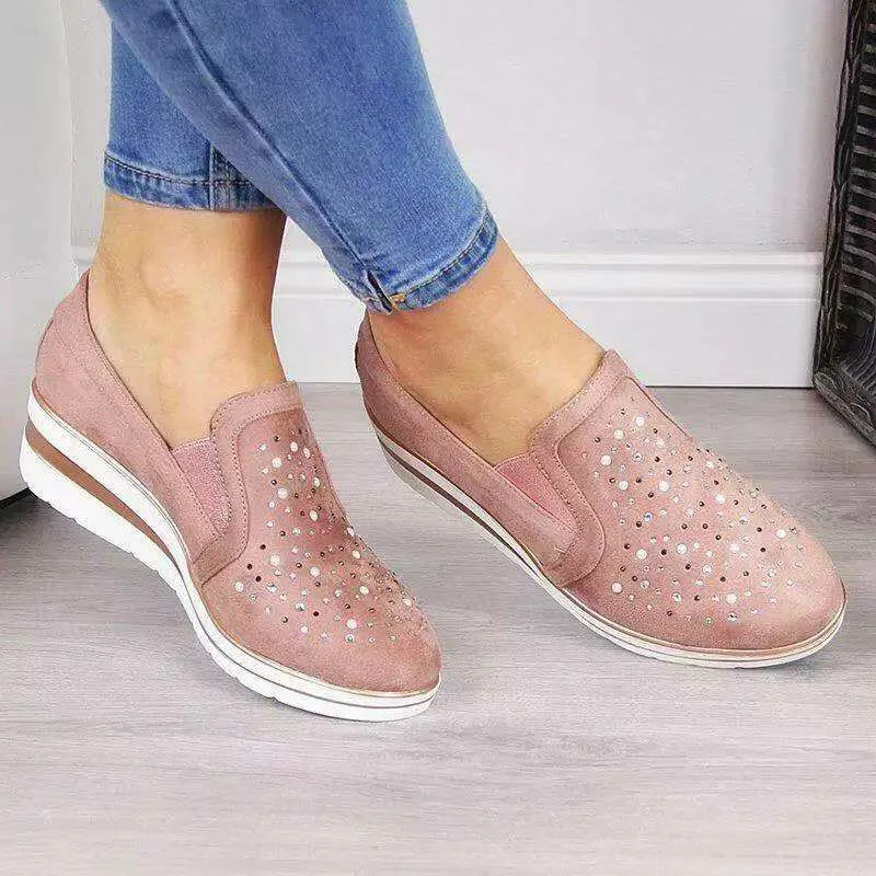 2021 new women's rhinestone loafers with heels round toe increase single shoes lazy shoes fashion casual slip
2021 new women's rhinestone loafers with heels round toe increase single shoes lazy shoes fashion casual slip
