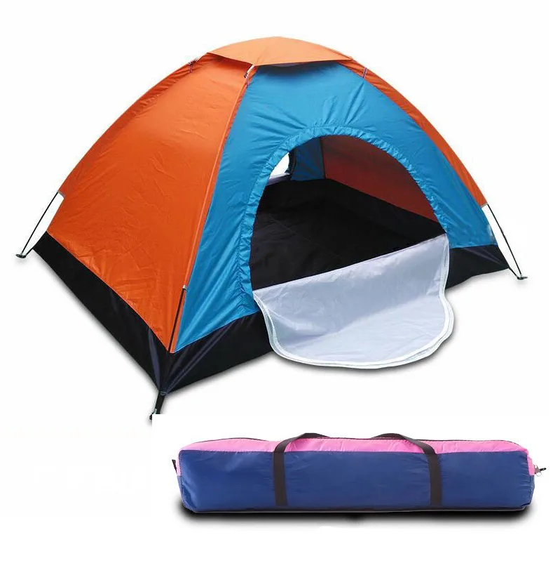 Single Layer 190T Polyester PU coating waterproof Fiberglass 120PE Bottom Tent, Red blue
Single Layer 190T Polyester PU coating waterproof Fiberglass 120PE Bottom Tent, Red blue