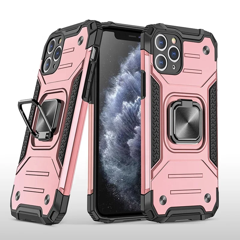 Ring Stand Holder PC Bumper Magnet Suction Mobile Phone Case for iPhone 11/11 Pro/11 Pro Max Phone Accessories for iPhone 12, Multiple colors
Ring Stand Holder PC Bumper Magnet Suction Mobile Phone Case for iPhone 11/11 Pro/11 Pro Max Phone Accessories for iPhone 12, Multiple colors