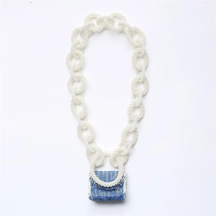 fashion exaggerated abs pearl weaving circle reticulated bag chain, Sotck more than 40
fashion exaggerated abs pearl weaving circle reticulated bag chain, Sotck more than 40