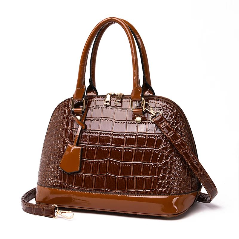 Trendy Women Designer Handbag Crocodile PU Leather Shoulder Shell Bag For Women Ladies, Customizable
Trendy Women Designer Handbag Crocodile PU Leather Shoulder Shell Bag For Women Ladies, Customizable