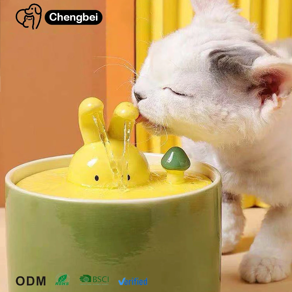 Rabbit Design Dog Water Bowl Drinking Dispenser Automatic Cat Food Bowl Ceramic Pet Fountain
Rabbit Design Dog Water Bowl Drinking Dispenser Automatic Cat Food Bowl Ceramic Pet Fountain