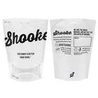 Plastic Metalized Foil Ziplock Pouch With Customized Printing Logo Standup Bag For Food Packaging