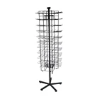 Large Capacity Customized Rotating Hook Keychain Display Stand