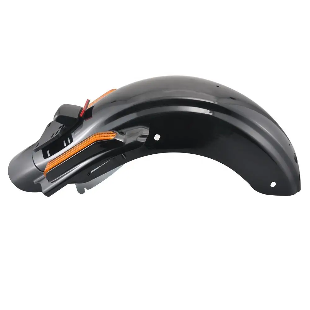 Motorcycle Black Rear Fender System LED Tail Light Fit For 2014-2019 Harley Touring FLTRX FLHX FLTRX FLHTCU Ultra Limited