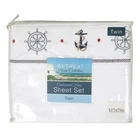 4 Pcs Embroidery Cotton Bed Sheet Set Bedding Set