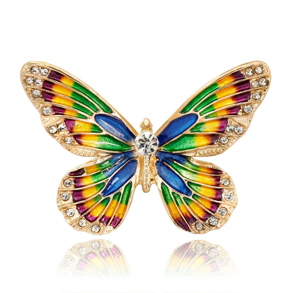 Personality Drop Oil Butterfly Insect Shape Crystal Brooches For Women Girl Corsage Jewelry Gifts Charm Accessories
Personality Drop Oil Butterfly Insect Shape Crystal Brooches For Women Girl Corsage Jewelry Gifts Charm Accessories