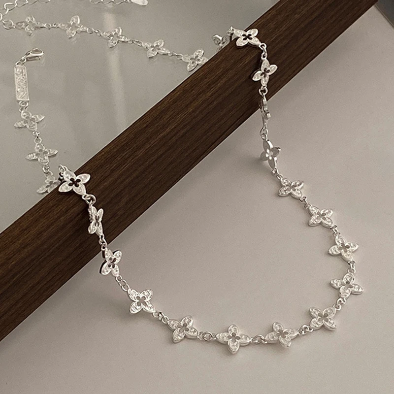 Vana Girls Sterling Silver Fashion Jewelry Pendent Necklaces Four Leaf Clover Necklace Jewelry Set
Vana Girls Sterling Silver Fashion Jewelry Pendent Necklaces Four Leaf Clover Necklace Jewelry Set