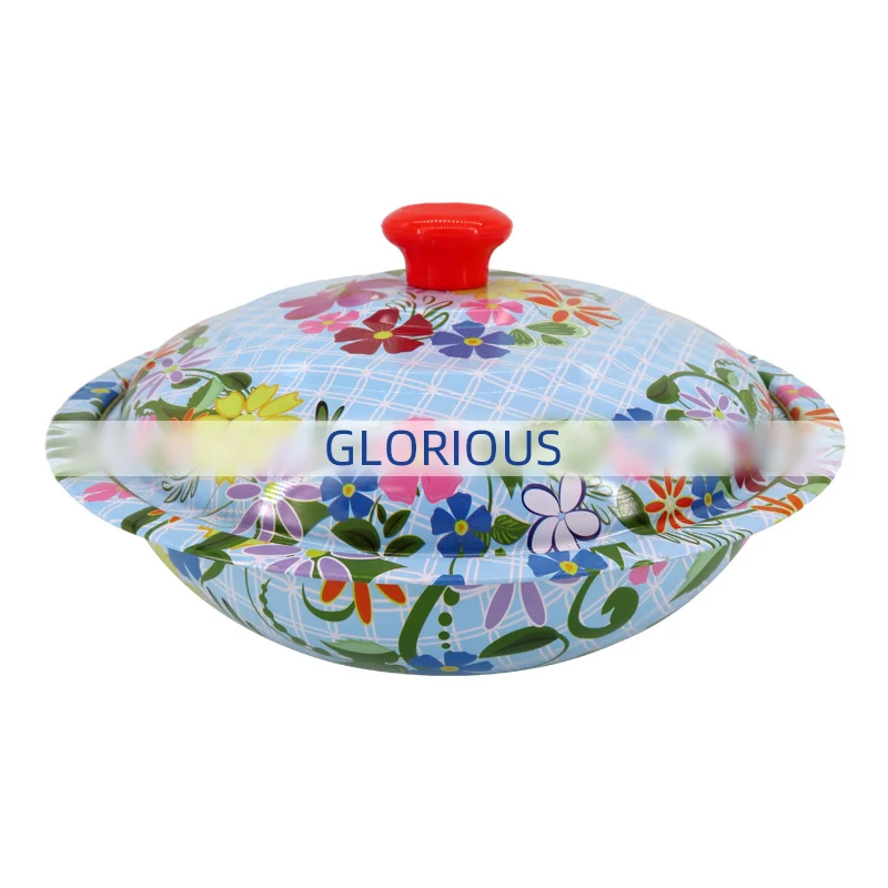 Difference Size Kitchen Tableware And Wedding Candy Pot Flower Printing Pattern Pot Fruit Soup Pot With Lid
Difference Size Kitchen Tableware And Wedding Candy Pot Flower Printing Pattern Pot Fruit Soup Pot With Lid