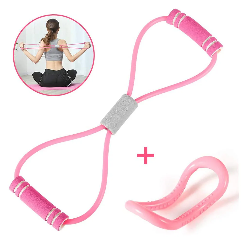 Yoga Pull Rope Pilates Circles Ring Resistance Bands Exercise Band Fitness Equipment for Home Workout Physical Therapy Training
Yoga Pull Rope Pilates Circles Ring Resistance Bands Exercise Band Fitness Equipment for Home Workout Physical Therapy Training