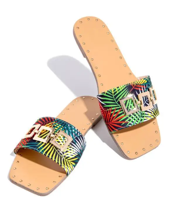 Vmae High Quality hardware buckle leopard print Summer Beach Women's Sandals flat heel comfortable Square Toe Slippers
Vmae High Quality hardware buckle leopard print Summer Beach Women's Sandals flat heel comfortable Square Toe Slippers