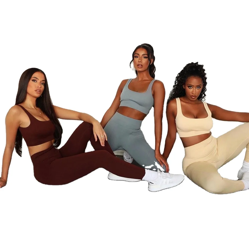 Ladies Women Activewear Sportswear Athletic Fitness Workout Sport Bra Gym Wear Leggings Seamless Yoga Sets, Multi color optional
Ladies Women Activewear Sportswear Athletic Fitness Workout Sport Bra Gym Wear Leggings Seamless Yoga Sets, Multi color optional