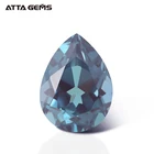 Lab Created Alexandrite Gemstones Pear Cut Synthetic Color Change Alexandrite Stone for Accessories Jewelry
