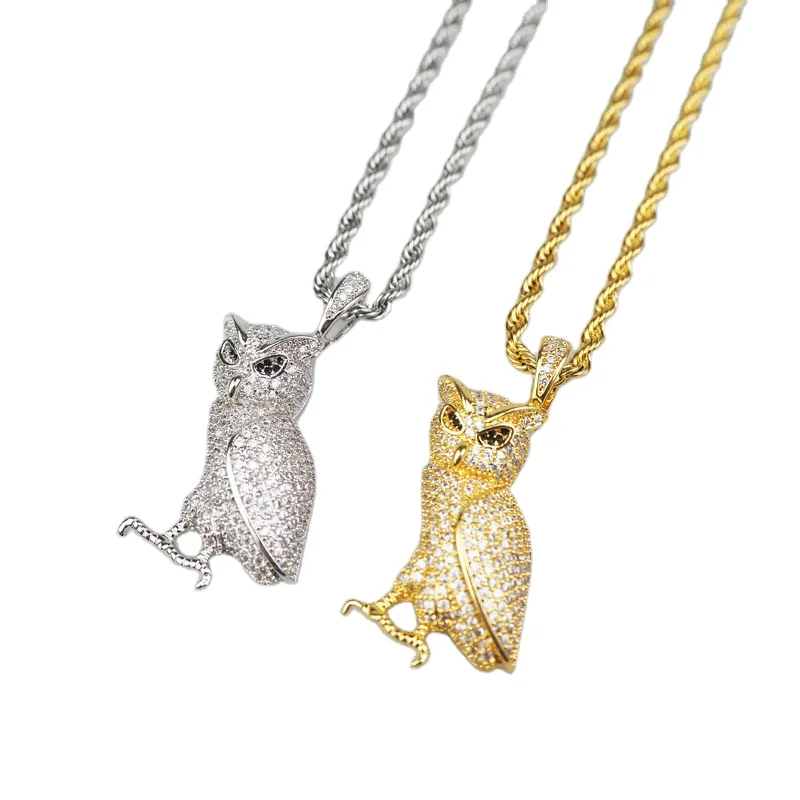 Charming Fashion Owl Pendant Long Sweater Chain Necklaces Vintage Statement Animal Crystal Rhinestone Pendant Necklace for Lady
Charming Fashion Owl Pendant Long Sweater Chain Necklaces Vintage Statement Animal Crystal Rhinestone Pendant Necklace for Lady