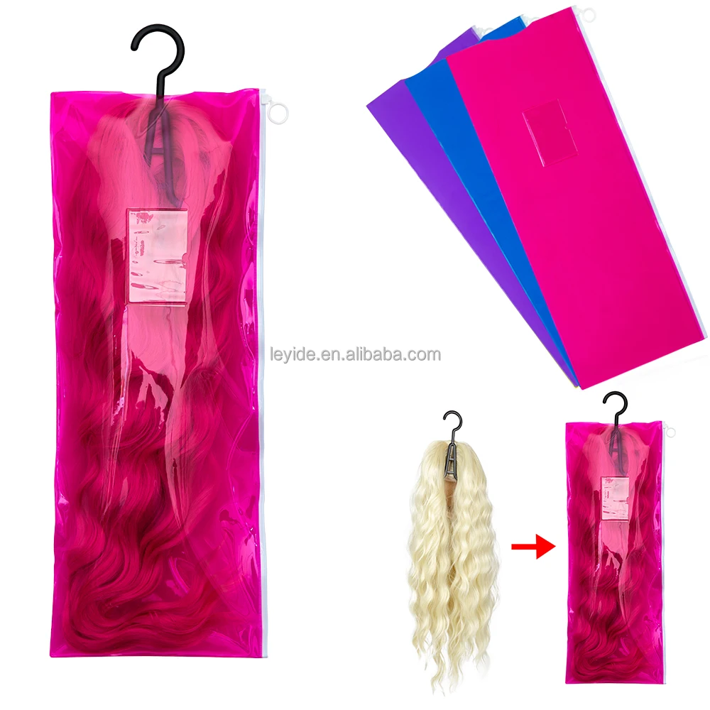 New Arrival Custom Logo Wig Hanger Hair Extension Carrier Storage Case Wig Stand DustProof Cover Storage Bag with Plastic Hanger
New Arrival Custom Logo Wig Hanger Hair Extension Carrier Storage Case Wig Stand DustProof Cover Storage Bag with Plastic Hanger