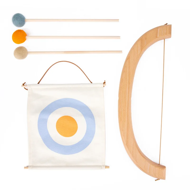Wooden Bow and Arrow wooden toy Indoor Archery game props gift children Montessori Early Childhood Education
Wooden Bow and Arrow wooden toy Indoor Archery game props gift children Montessori Early Childhood Education