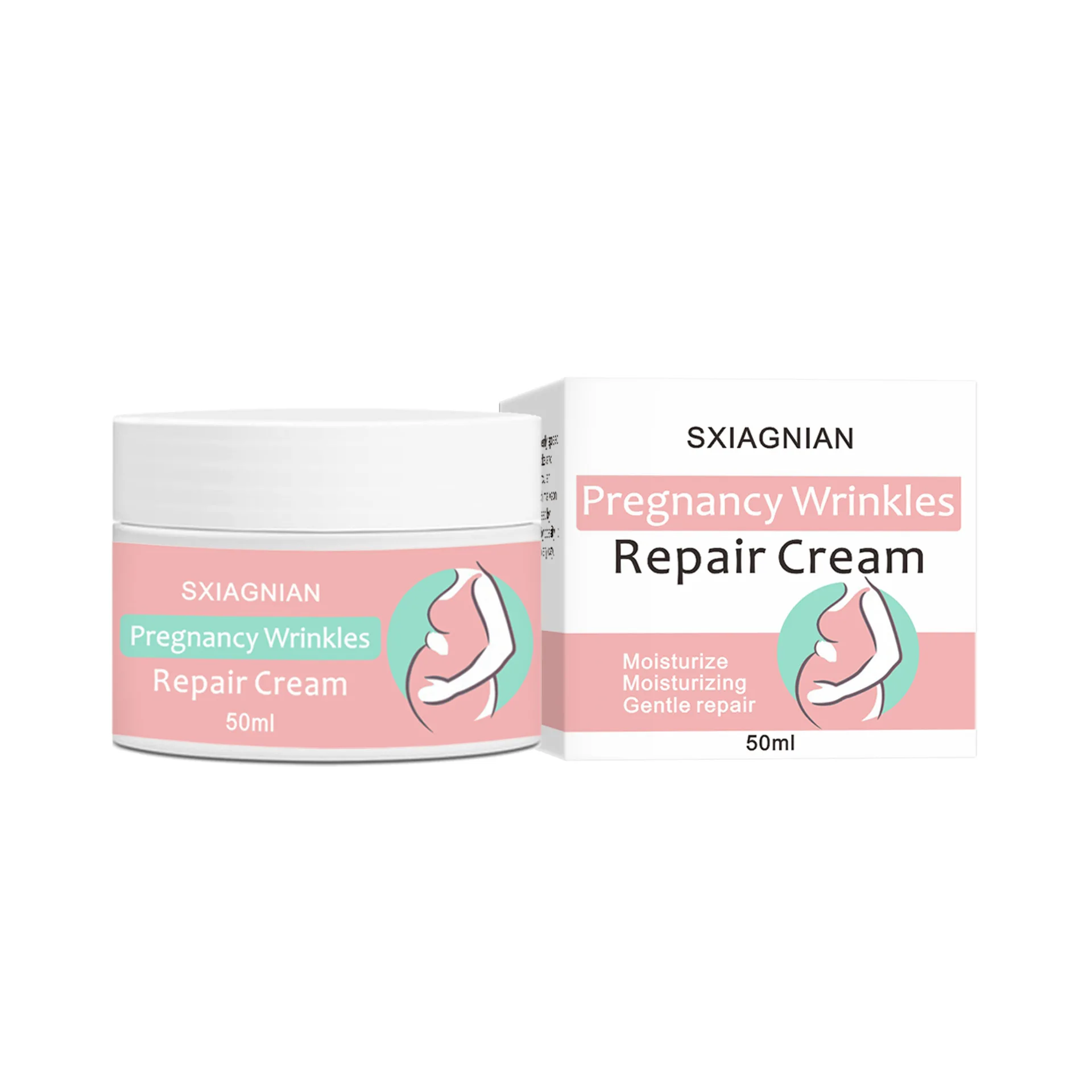 Pregnancy Skin Care Anti Stretch Marks Shea Butter Stretch Mark Removal Cream 50ml, White
Pregnancy Skin Care Anti Stretch Marks Shea Butter Stretch Mark Removal Cream 50ml, White