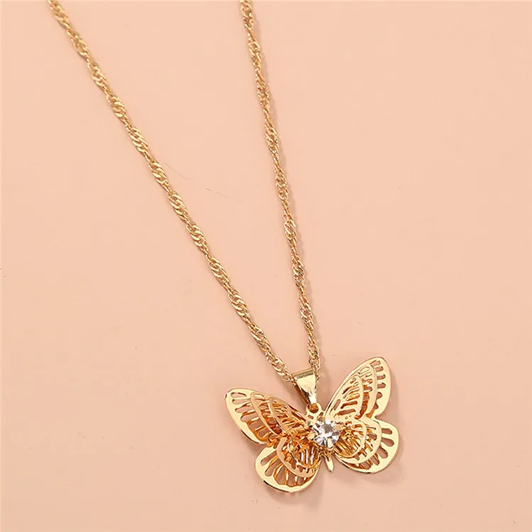 Hot Sale Ins Gold Diamond Butterfly Fashion Street Shooting Wild Metal Texture Insect Necklace, As shown
Hot Sale Ins Gold Diamond Butterfly Fashion Street Shooting Wild Metal Texture Insect Necklace, As shown