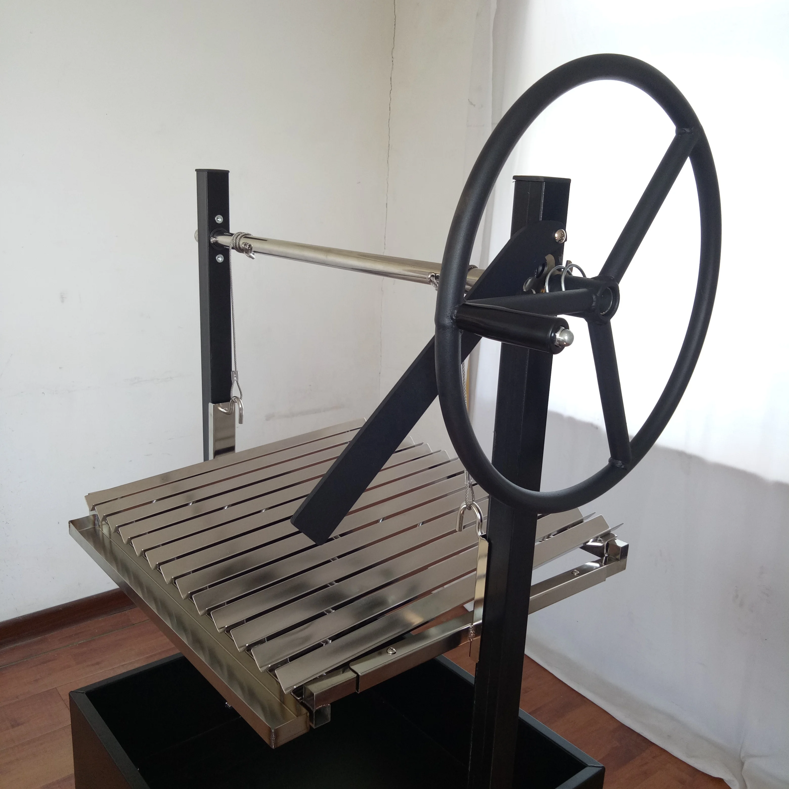 Commercial Charcoal BBQ with Argentinian Grill Height Adjustment