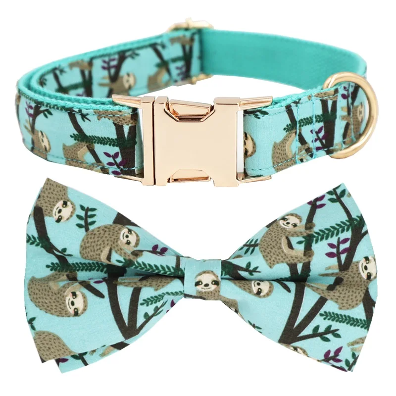 Dog Collar Bow Tie Dog Cat necklace with metal buckle
Dog Collar Bow Tie Dog Cat necklace with metal buckle