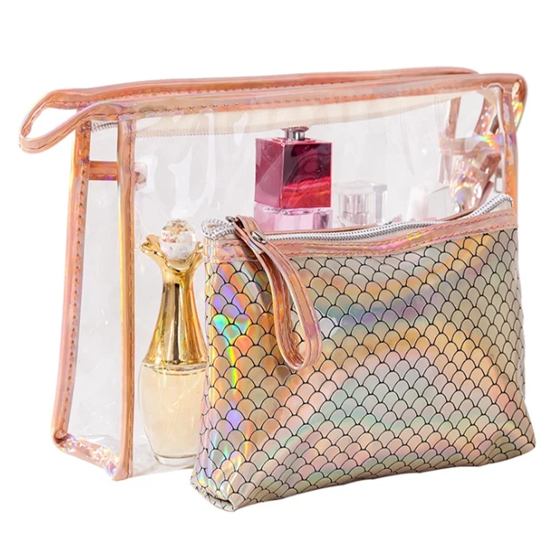 New Arrival Clear PVC Fish Scale Makeup Bag Mermaid Holographic Cosmetic Bag, Purple, silver, coffee, gold
New Arrival Clear PVC Fish Scale Makeup Bag Mermaid Holographic Cosmetic Bag, Purple, silver, coffee, gold