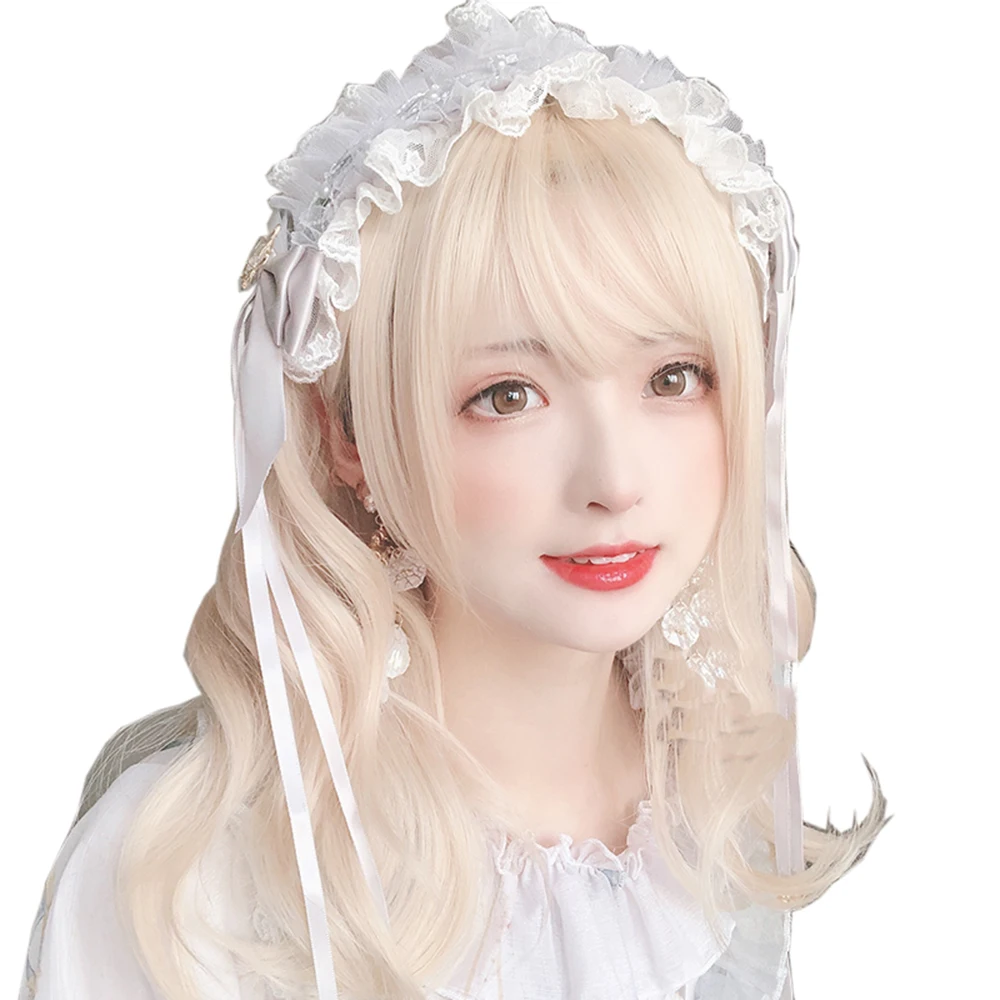 Wheat Golden Big Water Wave Long Wavy Synthetic Hair Wigs for Women Natural Daily Lolita Sweet Cosplay Wig, Pic showed
Wheat Golden Big Water Wave Long Wavy Synthetic Hair Wigs for Women Natural Daily Lolita Sweet Cosplay Wig, Pic showed