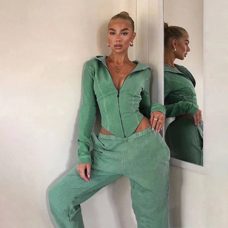 XINYU Long Sleeves Top and Fitness Pants Set Female Casual Solid Loose Two Piece Set Women Outfits
XINYU Long Sleeves Top and Fitness Pants Set Female Casual Solid Loose Two Piece Set Women Outfits