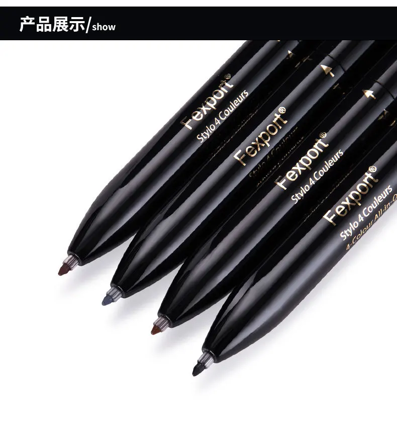 OEM Four In One Multifunctional Oil Free Colour Eyeliner Pen Makeup, 4 color
OEM Four In One Multifunctional Oil Free Colour Eyeliner Pen Makeup, 4 color