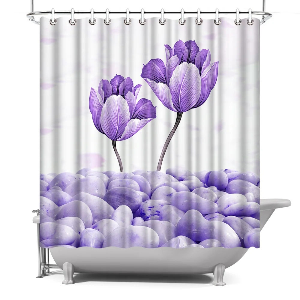 Waterproof Polyester Pair Flower Picture Bathtub Shower Curtain For Bathroom, Customized color
Waterproof Polyester Pair Flower Picture Bathtub Shower Curtain For Bathroom, Customized color