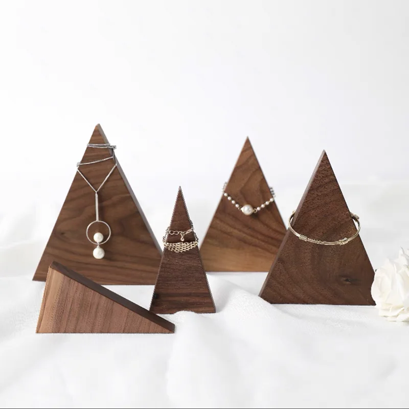 CSL factory Vintage Jewellery Holder For Ring Earrings Necklace bracelet pyramid triangle Solid Wood Jewelry Display Stand Set, Natural color
CSL factory Vintage Jewellery Holder For Ring Earrings Necklace bracelet pyramid triangle Solid Wood Jewelry Display Stand Set, Natural color