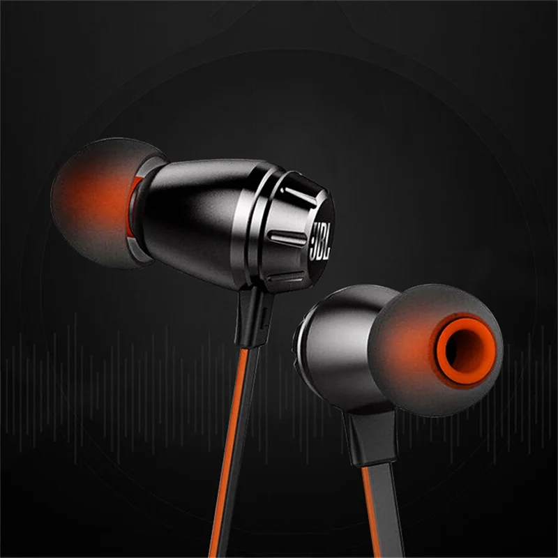 JBL T380A In-Ear Wired Earphones Stereo Fone De Ouvido Jbl In-line Control Bass Earphones Ecouteur with Mic Headsets - ANKUX.COM