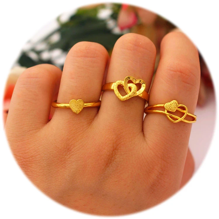Trendy Heart Shape Ring for Women Adjustable Size Gold Tone Matte Finger Band Romantic Valentine's Day Gift 7253
Trendy Heart Shape Ring for Women Adjustable Size Gold Tone Matte Finger Band Romantic Valentine's Day Gift 7253