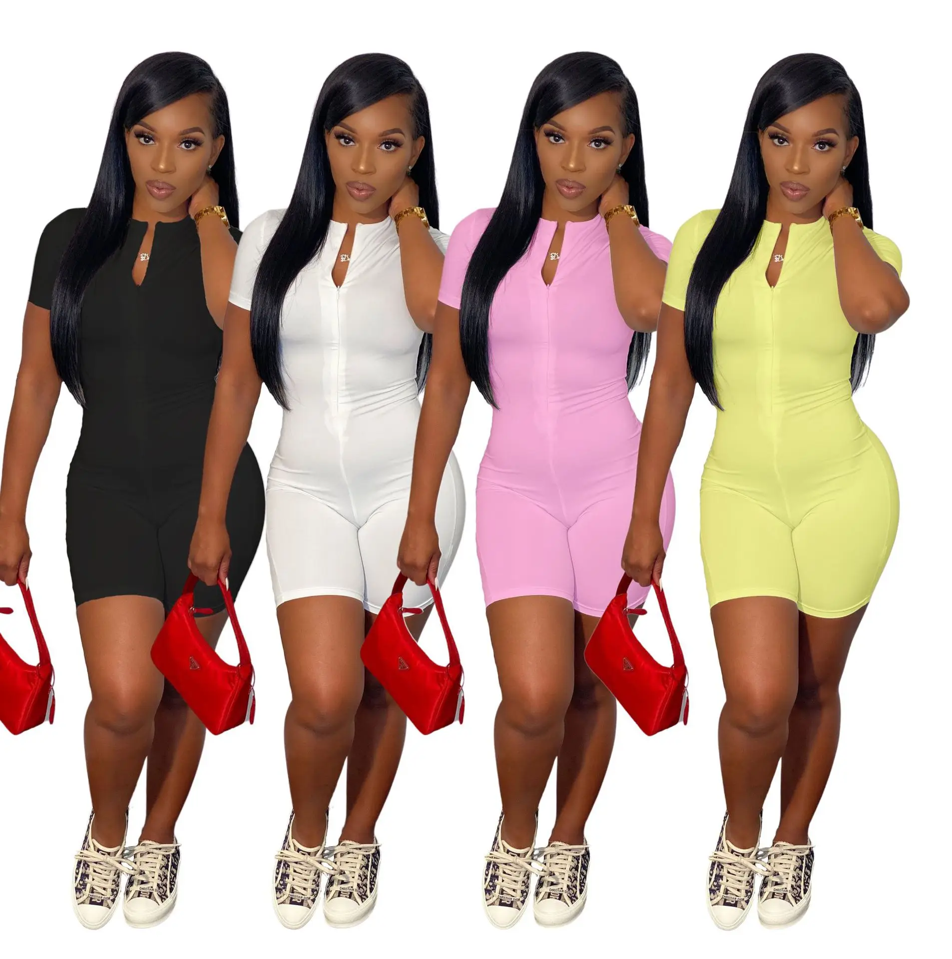LL6324 dropshipping agent casual sport womens jumpsuits summer zipper bodycon jumpsuits short sleeve jumpsuit women
LL6324 dropshipping agent casual sport womens jumpsuits summer zipper bodycon jumpsuits short sleeve jumpsuit women