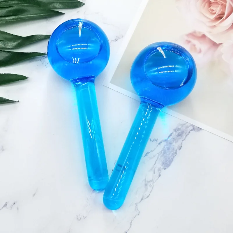 Multi-Functional Blue Pink Ice Roller Globes Massage Stainless Steel Glass Freeze Face Beauty Ball Ice Globes for Facial Massage
Multi-Functional Blue Pink Ice Roller Globes Massage Stainless Steel Glass Freeze Face Beauty Ball Ice Globes for Facial Massage
