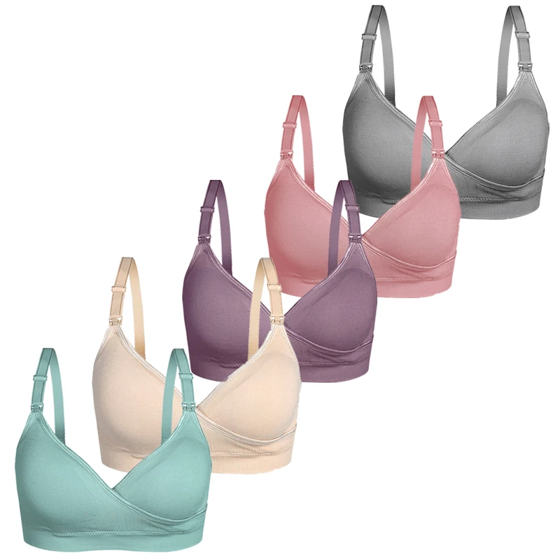 Postpartum Pregnant Sujetador De Lactancia Cross Shoulder Straps Seamless Wireless Maternity Bra For Breast Feeding Women
Postpartum Pregnant Sujetador De Lactancia Cross Shoulder Straps Seamless Wireless Maternity Bra For Breast Feeding Women