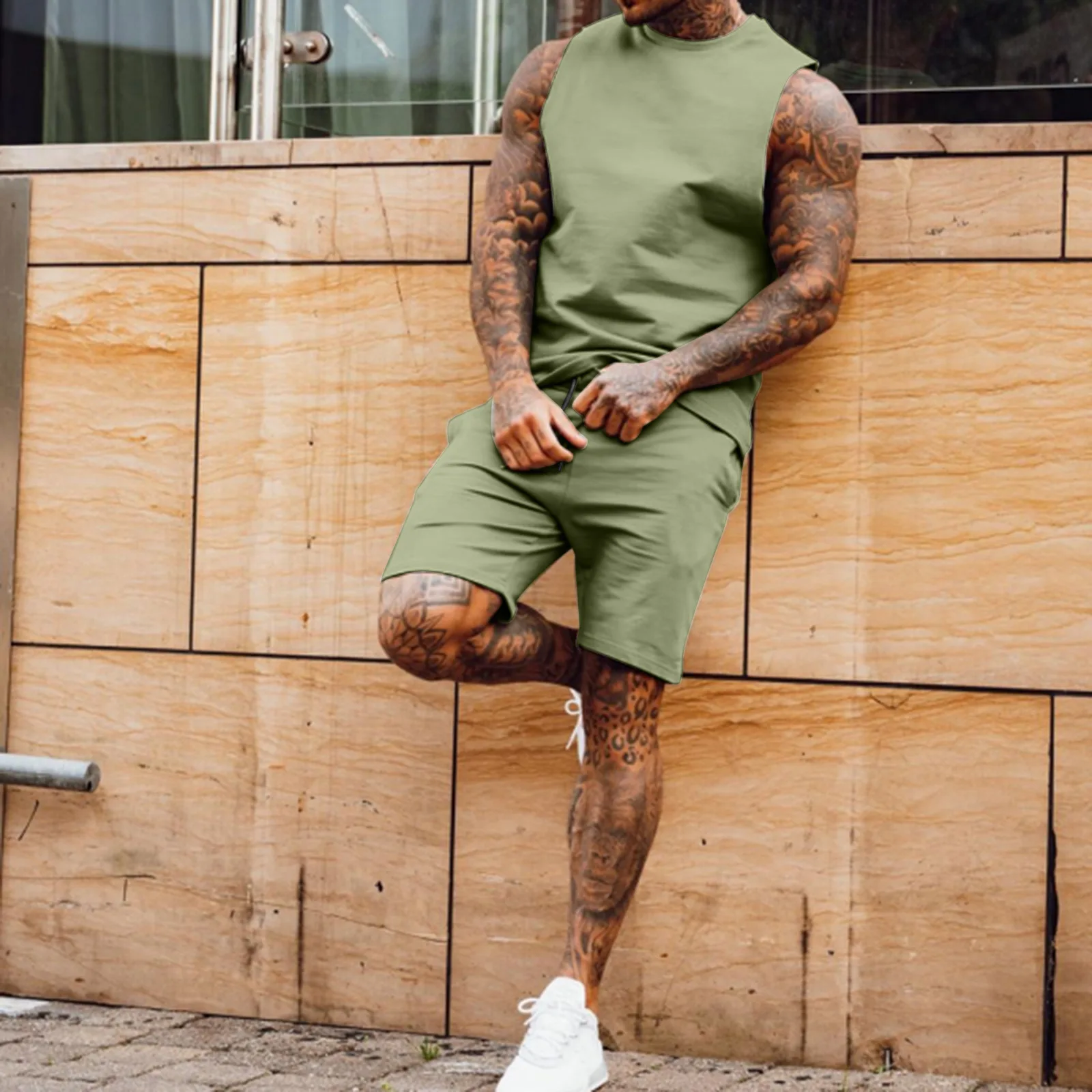 CS043 Casual summer men sets shirt and shorts set mens plus size mens 2 piece set, Customized color
CS043 Casual summer men sets shirt and shorts set mens plus size mens 2 piece set, Customized color