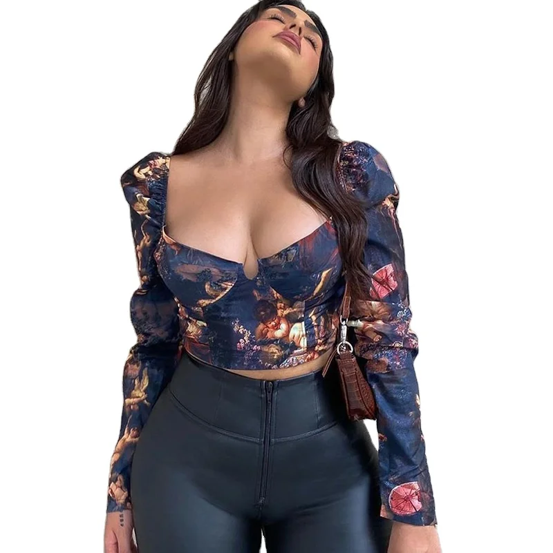 2021 Ladies' blouses & tops Fashion sexy halter square collar cotton solid color top women summer elegant chiffon T-shirt
2021 Ladies' blouses & tops Fashion sexy halter square collar cotton solid color top women summer elegant chiffon T-shirt