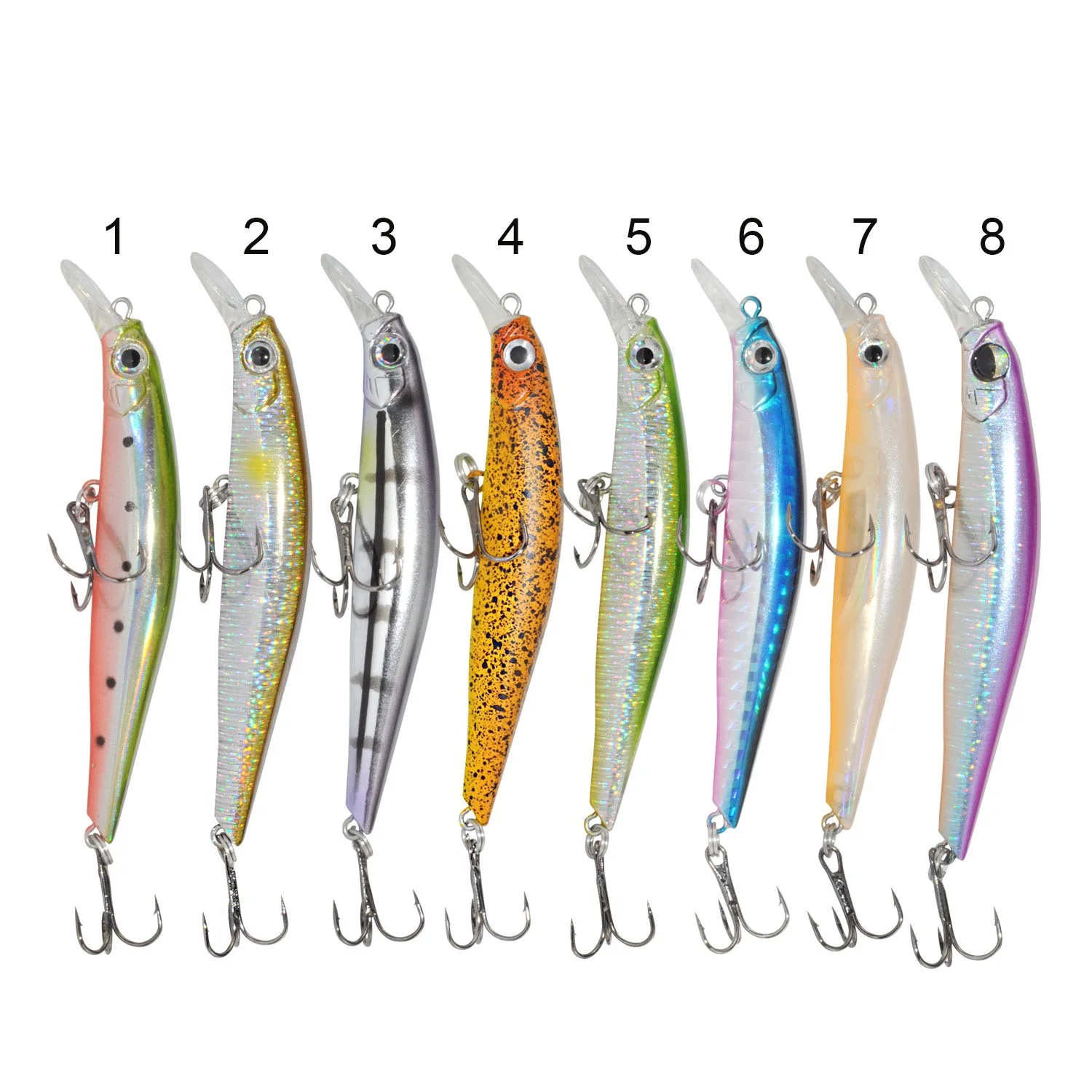 Spot Stock Small Plastic Sinking Fishing Minnow 78mm 7.4g Hard Bait Minnow Crank fishing lure bass lure
Spot Stock Small Plastic Sinking Fishing Minnow 78mm 7.4g Hard Bait Minnow Crank fishing lure bass lure