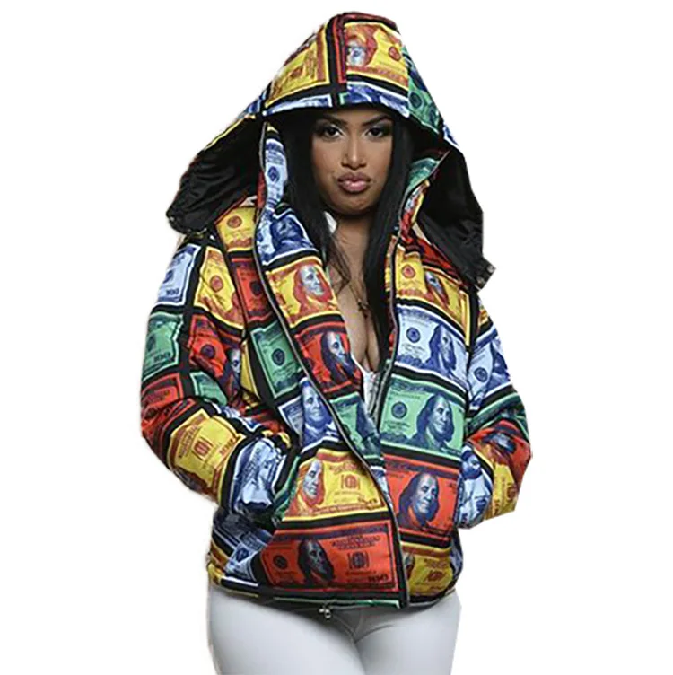 Trendy 2021 Women Clothing Autumn And Winter Street Wear Coats Money Printed Warm Casual Jacket Zippers Hoodie Coat
Trendy 2021 Women Clothing Autumn And Winter Street Wear Coats Money Printed Warm Casual Jacket Zippers Hoodie Coat