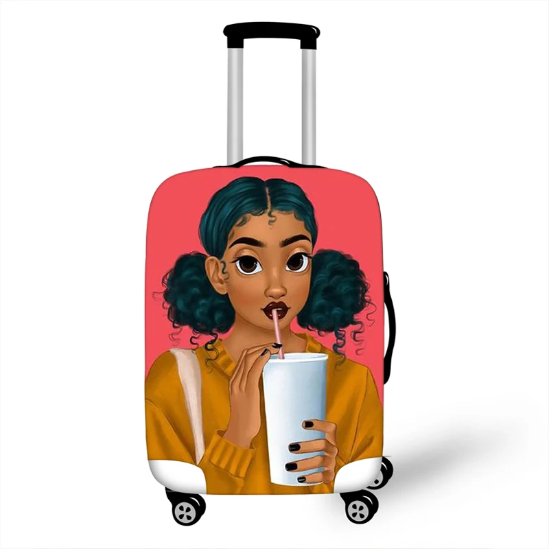 Fashion Black Girl Design Print Waterproof Spandex Polyester Luggage Protective Cover Cool African Girl Travel Suitcase Cover
Fashion Black Girl Design Print Waterproof Spandex Polyester Luggage Protective Cover Cool African Girl Travel Suitcase Cover