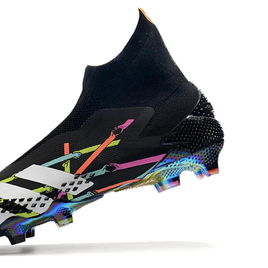 Youth literature and art high quality comfortable breathable short nail high top football shoes, Black
Youth literature and art high quality comfortable breathable short nail high top football shoes, Black