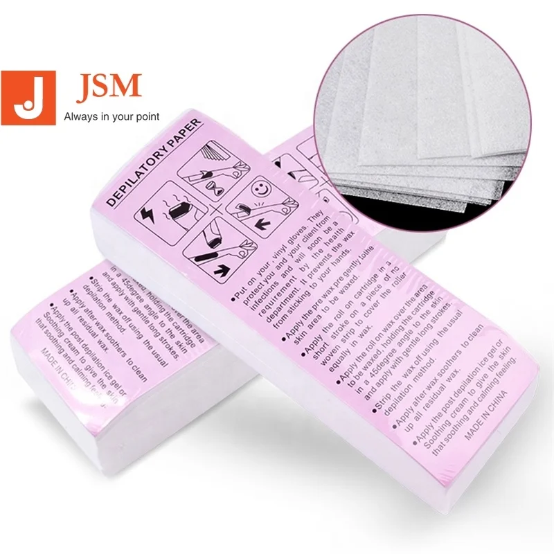 100 sheet/pack Wholesale Nonwoven Depilatory Paper Disposable Wax Strip Hair Removal Depilatory Paper
100 sheet/pack Wholesale Nonwoven Depilatory Paper Disposable Wax Strip Hair Removal Depilatory Paper