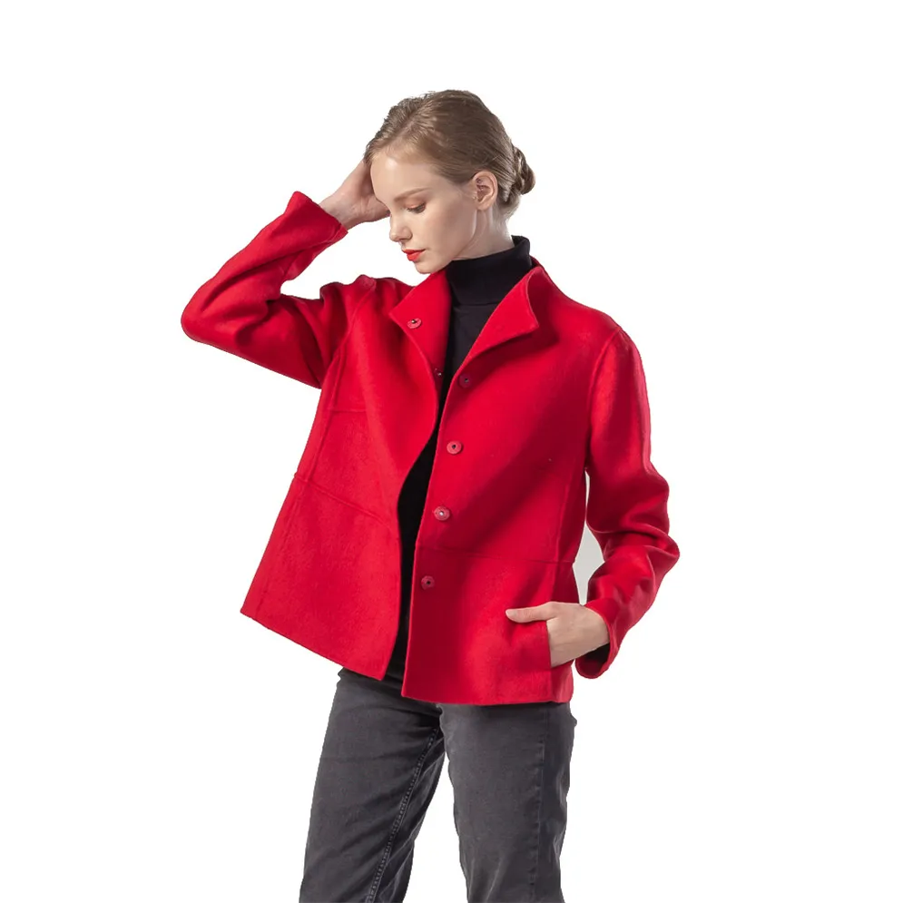 Women Wool and fur Coat custom made Autumn Outdoor oem 100% wool Coats Ladies Wool Short Winter Coats
Women Wool and fur Coat custom made Autumn Outdoor oem 100% wool Coats Ladies Wool Short Winter Coats