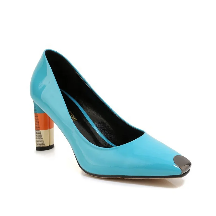 Foreign Trade Fashion Chunky High Heels Women Pumps 2022 New Arrivals High Quality Patchwork Custom Logo Sexy Black Dress Shoes, Blue black
Foreign Trade Fashion Chunky High Heels Women Pumps 2022 New Arrivals High Quality Patchwork Custom Logo Sexy Black Dress Shoes, Blue black