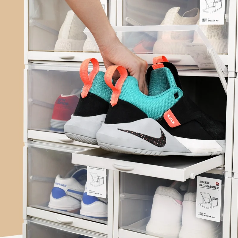 Amazon Hot Selling Plastic Custom With Logo Shoe Storage Box Shoe box, Grey 
Amazon Hot Selling Plastic Custom With Logo Shoe Storage Box Shoe box, Grey