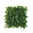 Artificial leaf plastic hedges plants for indoor decorative fence panel