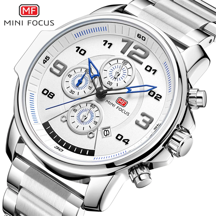 MINI FOCUS 0229 G Top Brand Fashion Business Men Watch Chronograph Movement Calendar Waterproof Steel Strap Quartz Watches
MINI FOCUS 0229 G Top Brand Fashion Business Men Watch Chronograph Movement Calendar Waterproof Steel Strap Quartz Watches