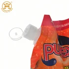Pouches With Cap Reusable Dishwashing Liquid Self Standing Spout Pouches With Flip Cap For Packaging Hand Soap