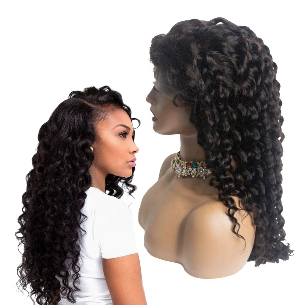 New coming natural black wigs for black women virgin full cuticle aligned 30 inch deep wave frontal lace wig, Natural color lace wig
New coming natural black wigs for black women virgin full cuticle aligned 30 inch deep wave frontal lace wig, Natural color lace wig
