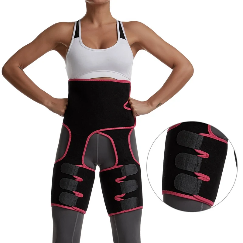 3 in 1 waist thigh trimmer and butt lifter thigh leggings trimmer slimming sweatbands waist trainer stomach belt waist trimmer, Black
3 in 1 waist thigh trimmer and butt lifter thigh leggings trimmer slimming sweatbands waist trainer stomach belt waist trimmer, Black